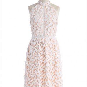 Leaf for Elegance Crochet Sleeveless Dress